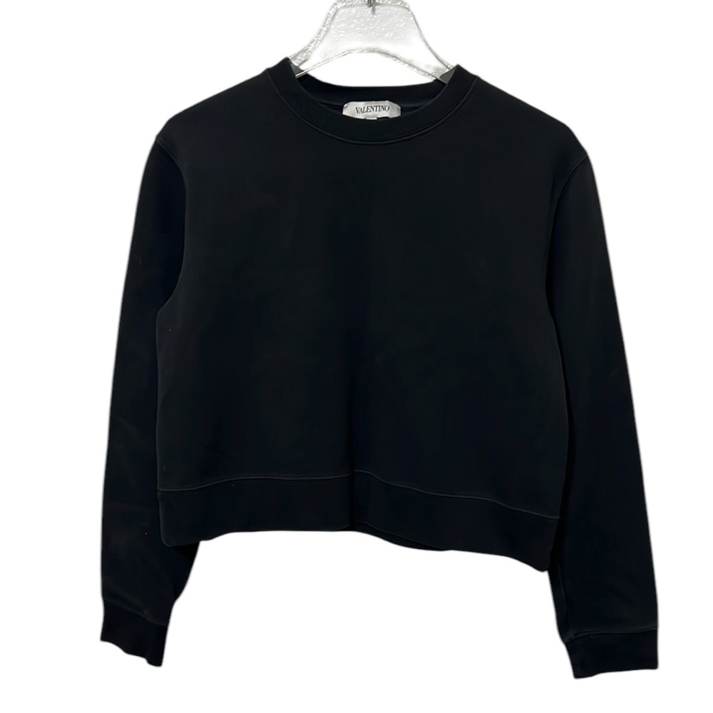 Valentino Rockstud Black Sweatshirt Size XS FLAWED